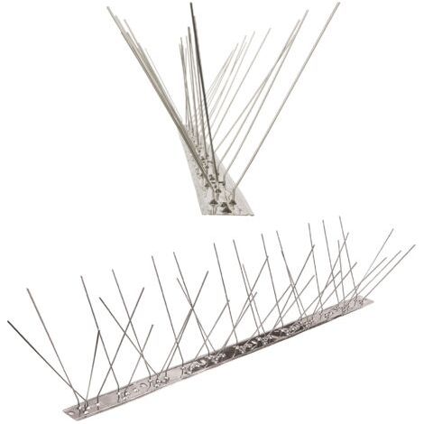 Taubenspikes 3-reihig V2A-Edelstahl 3m - Solución Antipájaros de Calidad (1/5)