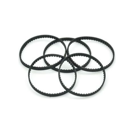 Courroie sans fin 227,584 mm de longueur 112 dents synchrone 3 mm de largeur courroie de distribution en boucle fermée paquet de 5 pièces (1/4)
