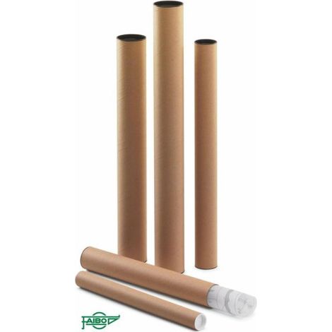 TUBO ENVIO FAIBO CARTON KRAFT 750x80