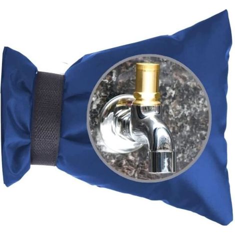 Outdoor faucet cover, 210D thick thermal insulation, protects against freezing, snow, rain, ice, and cold.
