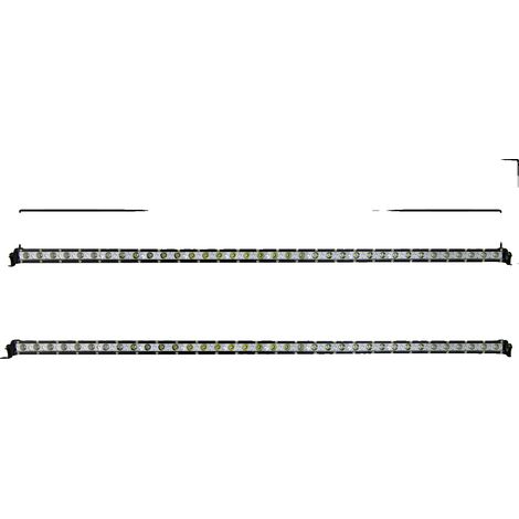 Barre lumineuse, boîtier en aluminium durable, compatibilité polyvalente, 38in Combo 2pcs (1/2)