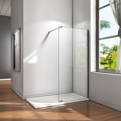 Mamparas de Ducha Pantalla Panel Fijo 8mm Antical - Barra 73-120cm - 60x200cm