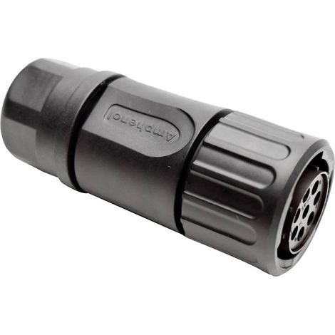 Amphenol RTS 6BS 14N 8S03 Cosse cylindrique mâle femelle, droit Nombre total de pôles: 8 Série (conn (1/2)