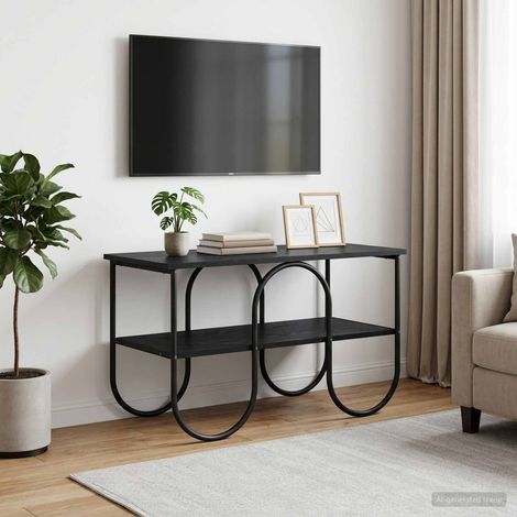 vidaXL Meuble TV 80 x 40 x 50 cm Chêne noir Bois d'ingénierie (1/5)