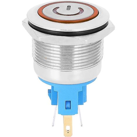 Interrupteur à bouton-poussoir à 6 broches, compatible avec une tension continue de 3 à 6 V, en acier inoxydable. (1/5)