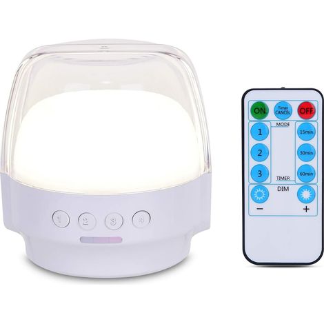 Veilleuse - Lampe De Nuit Rechargeable 2800 mAh Avec Télécommande - 9 Niveaux De Luminosité - Pour Chambre D Enfant - 1 Pièce (1/5)