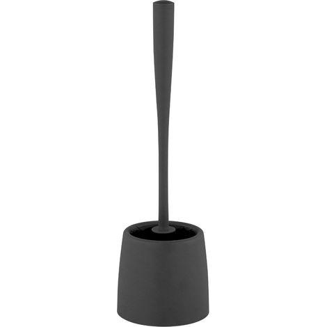 ESCOBILLERO WC PLASTICO NEGRO 38cm. (1/3)