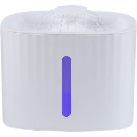 Fontaine à eau automatique intelligente de grande capacité avec affichage LED, filtre à circulation 24 heures et conception silencieuse pour chiens et chats.-AquaForge (1/5)