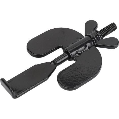 Serrure de Porte de Sécurité en Acier Inoxydable - Dispositif Anti-Vol Portable et Ajustable pour Maison, Bureau, Voyage - Noir