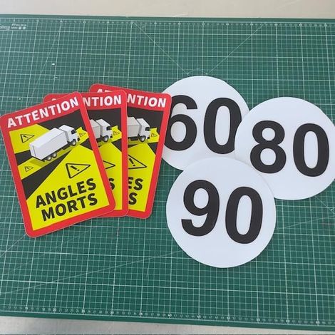 Stickers PVC Red (1/4)