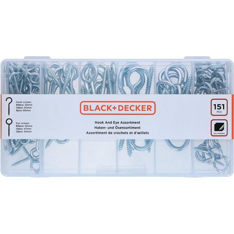 Assortimento di Viti 151 Pezzi ST Black+Decker (1/3)
