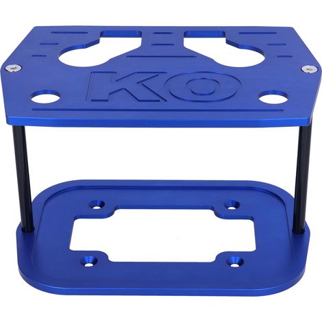 Support de fixation pour batterie Optima 34/78, bleu, adaptable voiture, camion, bateau, quad (1/5)