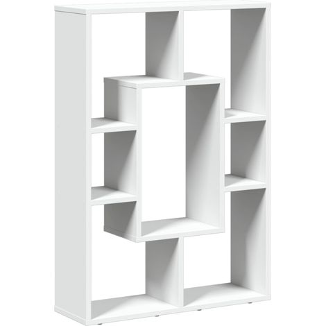 Maison Exclusive - Libreria Bianca 63x20x90 cm in Legno Massello