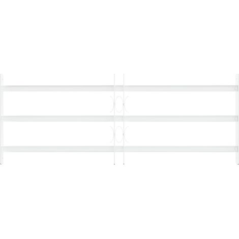 vidaXL Security Grille for Windows with 3 Crossbars 63-114 cm