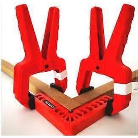 Set mit 8 Nirox-Federklemmen – Klemmen mit großer Reichweite – Hohe Klemmkraft – Klebeklemmen mit beweglichen, gezahnten Backen