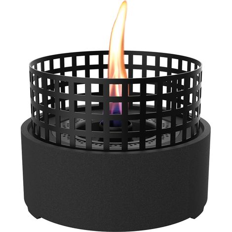 Lanterna Candela Paarl Nero outdoor ricaricabile con apposito liquido TenderFuel (1/4)