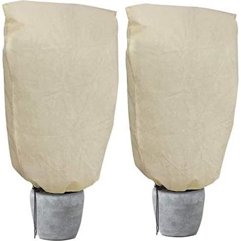 Bâche de protection pour plantes, bâche d'hiver économique, grande capacité (lot de 2) - 100 x 80 cm (1/5)