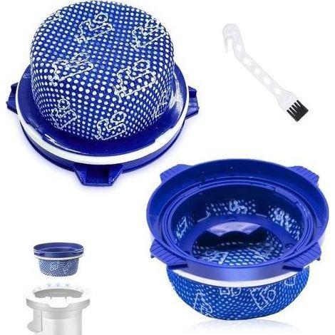 pair Accessoires de Filtre d'aspirateur pour Samsung Jet 70, Jet 70+, Jet 75, Jet 75+, Jet 90, Jet 60, VS9000RL, Pièces de Rechange pour Filtre microfiltre Lavable, numéro de pièce : DJ97-02649A (1/5)