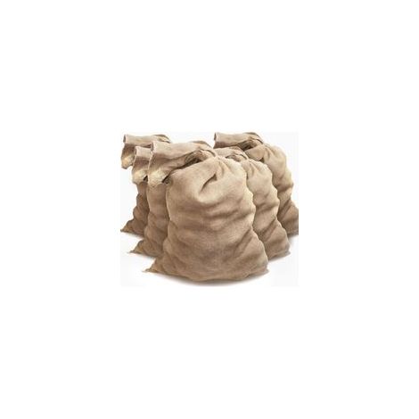 Lot de 5 sacs en toile de jute 60 x 100 cm – Biodégradables et respirants – Charge maximale 50 kg – Conservation pommes de terre