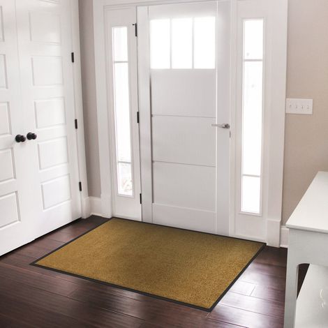 Paillasson Lavable, Pour Entrée, Beige, 40 cm x 60 cm (1/5)