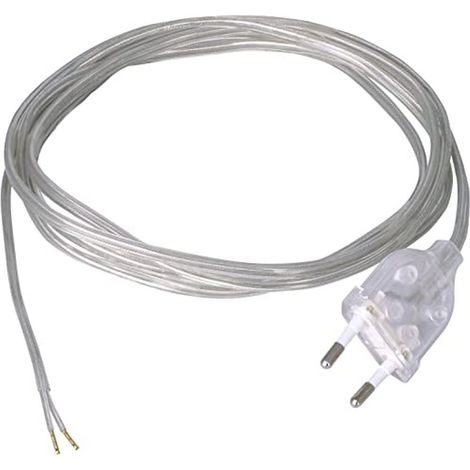 Kopp 140610099 - Cavo spina europea (2m), trasparente