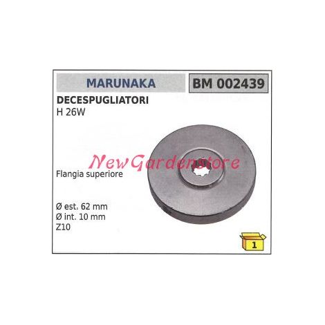Flangia superiore coppia conica MARUNAKA decespugliatore H 26W 002439