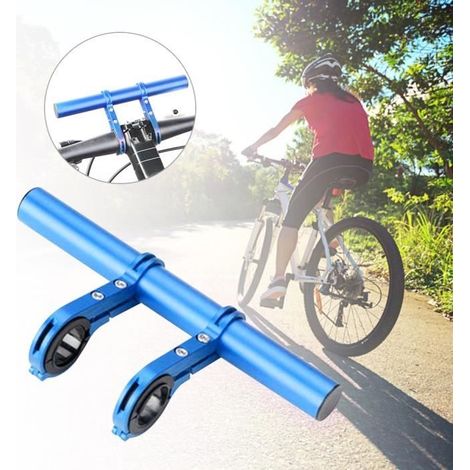 Multifunktionale Fahrradlenkerverlängerung (Blau, Doppelstütze (20 m)) - RAC