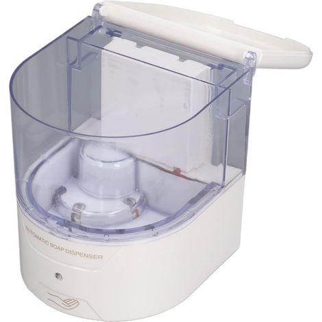 Dispenser di sapone senza contatto, dispenser automatico in plastica ABS per case, ospedali e uffici. (1/5)