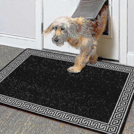 Tapis antidérapant d'intérieur, petit ou grand, 40x60 cm, noir. (1/5)