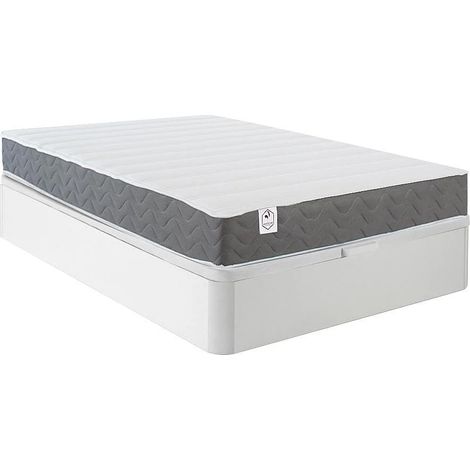 Set 120x200cm rete vano Bianco + mater. memory foam HD e Tessuto 3D traspirante sp. 18cm - HEAVEN di DREAMEA (1/5)