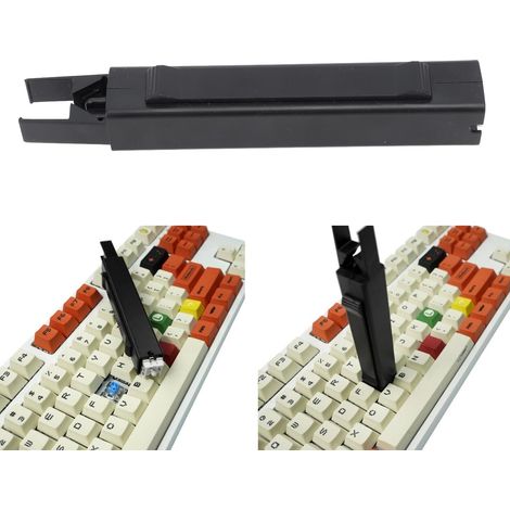 Extracteur de Keycaps et Switches pour Claviers Mécaniques avec Pince ABS et Fil Métallique - Dispositif Noir Compatible Universel (1/5)