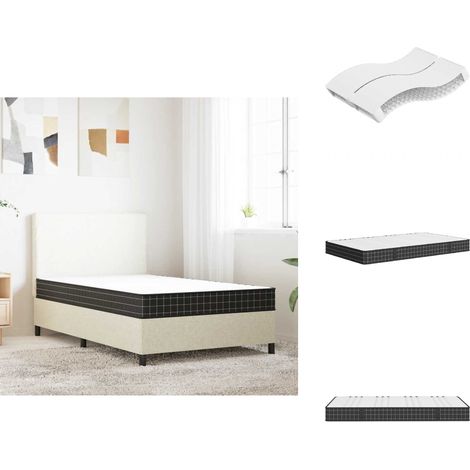 Matelas à ressorts bonnell moyen 120x200 cm - Matelas - Matelas Ressort Bonnell - Matelas Double - Literie - Sommier (1/5)