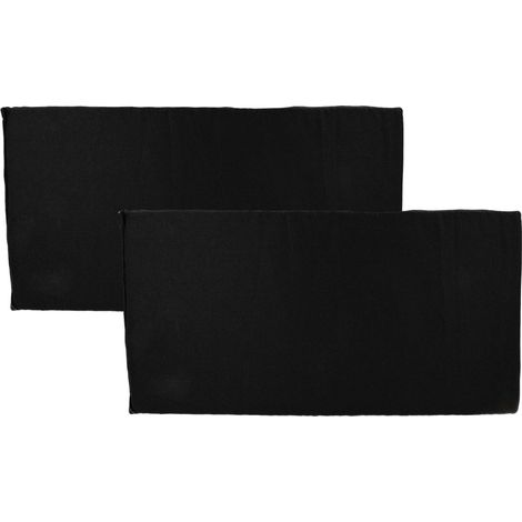 vhbw 2x Aktivkohlefilter kompatibel mit Venta LP60 Ultra, LP60, LP60 WiFi, LPH60 WiFi Luftreiniger - Luftfilter Schwarz