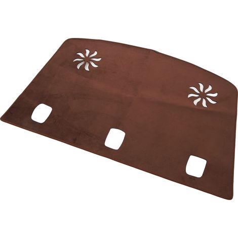 Tapis de protection solaire de coffre en flanelle, isolant thermique et pare-soleil, de remplacement pour Tesla Model 3 Y, marron (1/5)