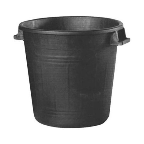 1PZ BIDONE PER IMMONDIZIA Lt. 50 - Ï cm. 45x48 h col. Nero