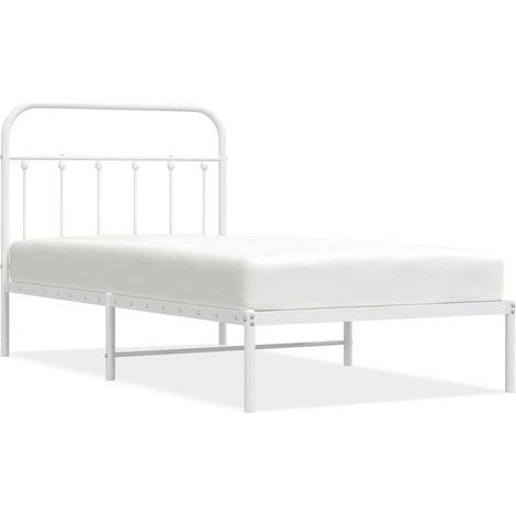 Maison Exclusive - Estructura cama sin colchón con cabecero metal (1/5)