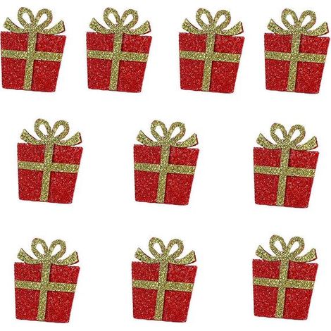 Pince à cheveux artisanale avec applique Père Noël et paillettes, faite main. Décorations tendance pour cheveux. (1/5)