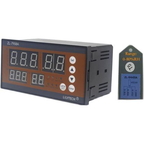Incubateur automatique multifonction - Capteur de température et d'humidité - Grand écran LCD - Portable - Hatcher à œufs automatique (1/4)