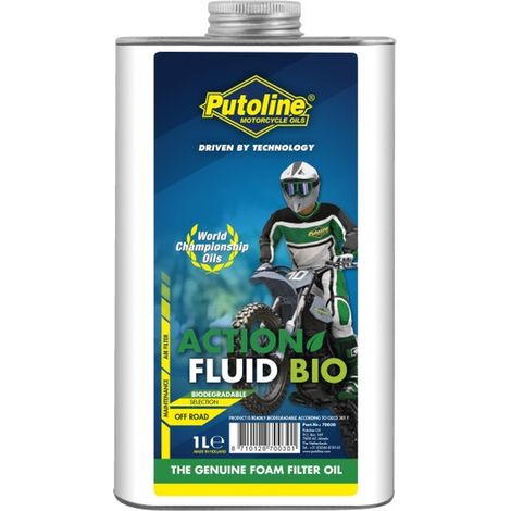 Aceite filtrante de aire biodegradable Putoline Action Fluid 1L