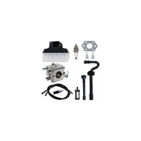 Carburateur + Filtre à air + Bougie d’Allumage + Tuyau d’Essence/d’Huile pour Tronçonneuse STIHL 021 023 025 MS210 MS230 MS250 Carburateur (1/5)