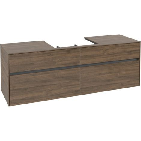 Villeroy & Boch Collaro Waschbeckenunterschrank, 4 Auszüge, (1/3)