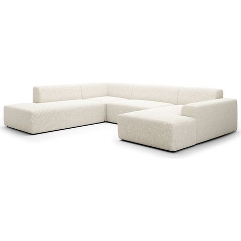 U-Sofa 5-Sitzer linke Ecke Torino Beige
