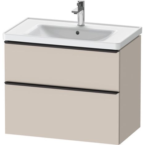 Meuble mural D-Neo WTU, 1 SK, 1 tiroir, 625 x 784 x 452 mm, Taupe (1/2)