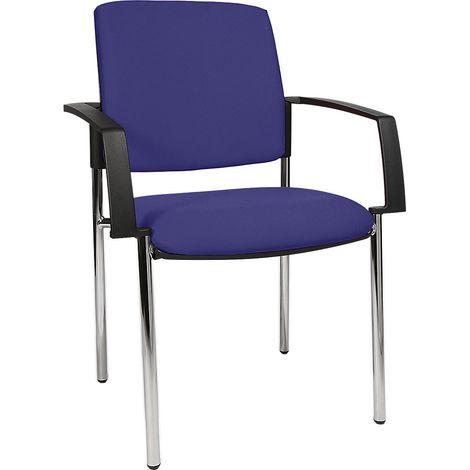 Topstar, Chaise rembourrée empilable, piétement quatre pieds, (1/3)