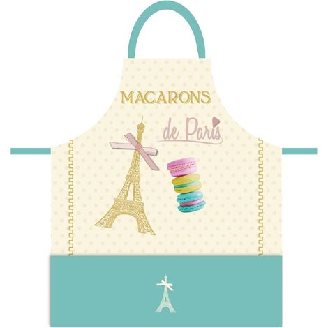 Tablier adulte à nouer - Macarons