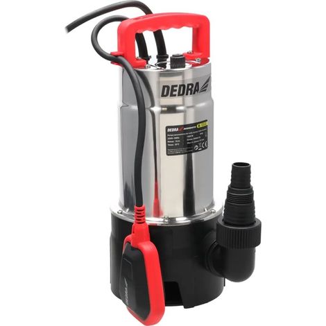 Bomba sumergible INOX para agua limpia y sucia de jardín DEDRA DEC8847X, 1000W (1/5)