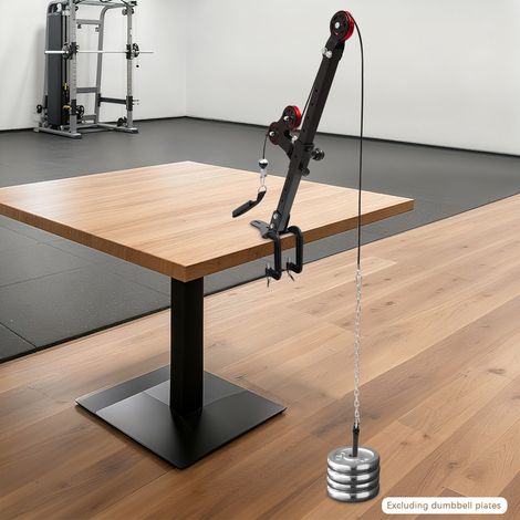 Équipement d'entraînement professionnel pour la lutte des bras, 80kg, système de poulie pour entraîner les bras sur le dessus de la table (1/5)