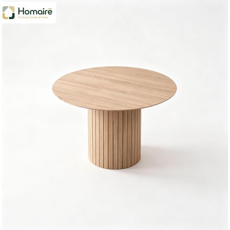 Esstisch in Hellbraun Hellbraun 120 x 120 x 76 cm HOMAIRE (1/5)
