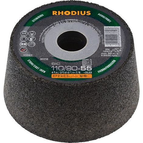 Muela abrasiva SIC 110/90 x 55 mm Rhodius(por 6)