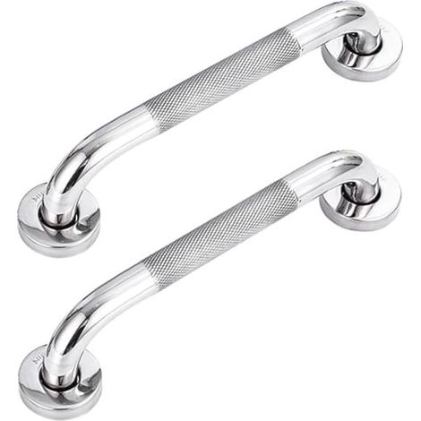 Set mit 2 Haltegriffen aus Edelstahl 304 für Badezimmer – rutschfester Griff für Badewanne und Toilette – Badezimmer-Handlauf (1/5)